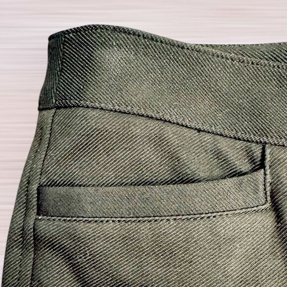 Talbots Skinny Ankle Pants Olive Green Size 6 Petite - Picture 7 of 7